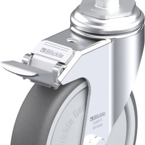 Blickle 848882 LKRA-PATH 126KF-11-FI-E12 Kółko skrętne z hamulcem Średnica koła: 125 mm Maksymalne obciążenie: 120 kg 1