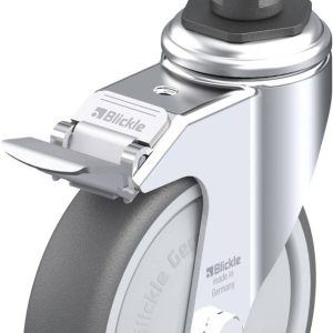 Blickle 848888 LKRA-PATH 126KF-11-FI-ER13 Kółko skrętne z hamulcem Średnica koła: 125 mm Maksymalne obciążenie: 120 kg 1