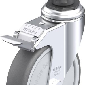 Blickle 848889 LKRA-PATH 126KF-11-FI-ER14 Kółko skrętne z hamulcem Średnica koła: 125 mm Maksymalne obciążenie: 120 kg 1