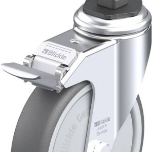 Blickle 848891 LKRA-PATH 126KF-11-FI-EV12 Kółko skrętne z hamulcem Średnica koła: 125 mm Maksymalne obciążenie: 120 kg 1