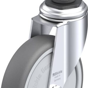 Blickle 848911 LKRA-PATH 126KF-11-ER14 Kółko skrętne Średnica koła: 125 mm Maksymalne obciążenie: 120 kg 1 szt.