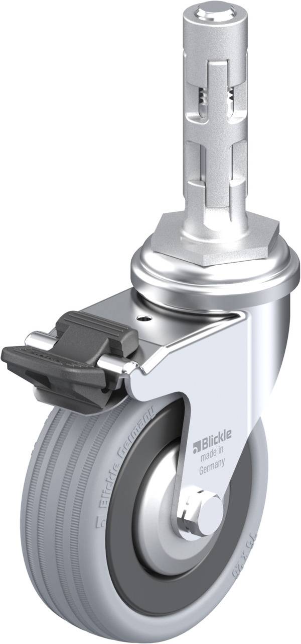Blickle 322362 LRA-VPA 75K-FI-FA-E01 Kółko skrętne z hamulcem Średnica koła: 75 mm Maksymalne obciążenie: 60 kg 1 szt. - obrazek 1