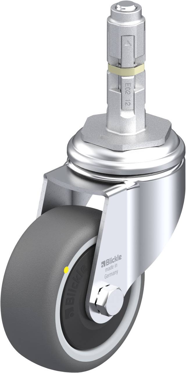 Blickle 848736 LKRA-PATH 80KF-11-ELS-E12 Kółko skrętne Średnica koła: 80 mm Maksymalne obciążenie: 100 kg 1 szt. - obrazek 1