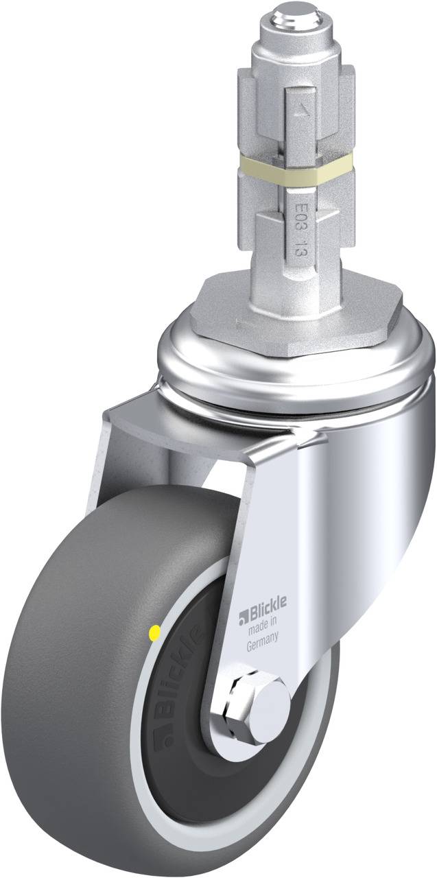 Blickle 848737 LKRA-PATH 80KF-11-ELS-E13 Kółko skrętne Średnica koła: 80 mm Maksymalne obciążenie: 100 kg 1 szt. - obrazek 1