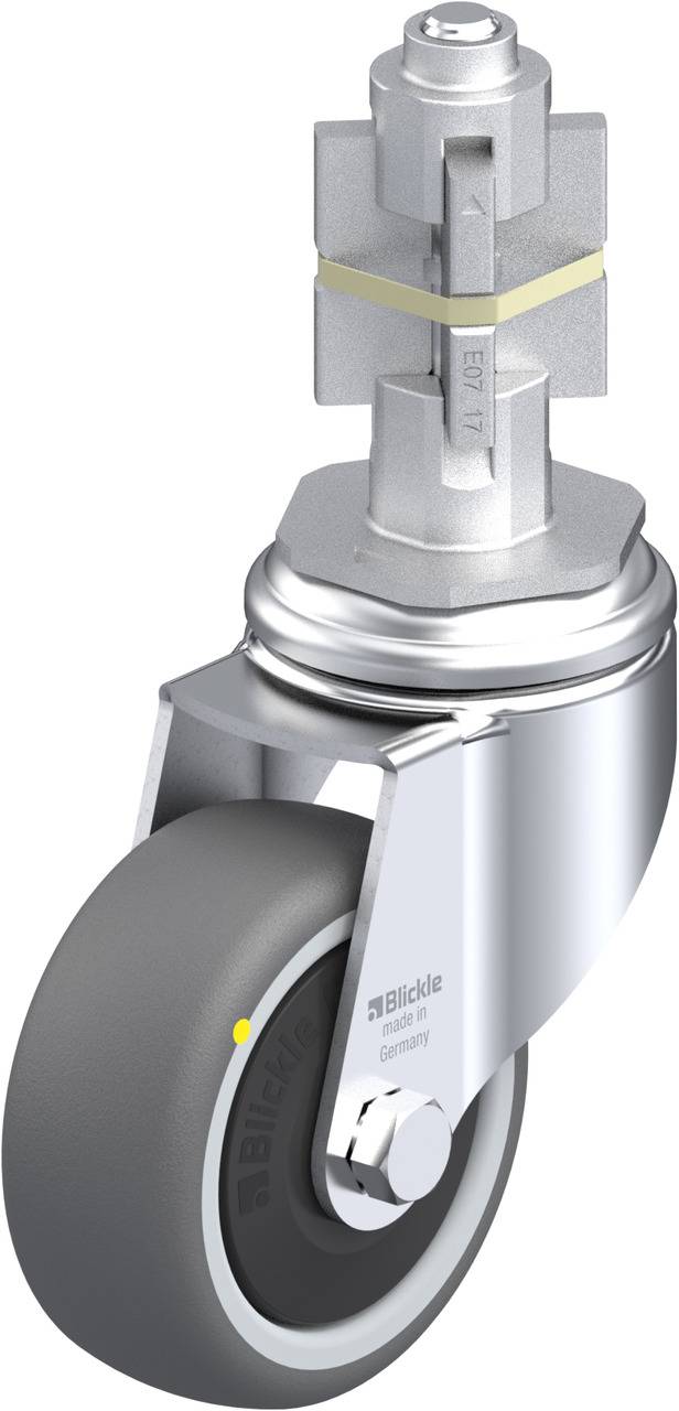 Blickle 848740 LKRA-PATH 80KF-11-ELS-E17 Kółko skrętne Średnica koła: 80 mm Maksymalne obciążenie: 100 kg 1 szt. - obrazek 1