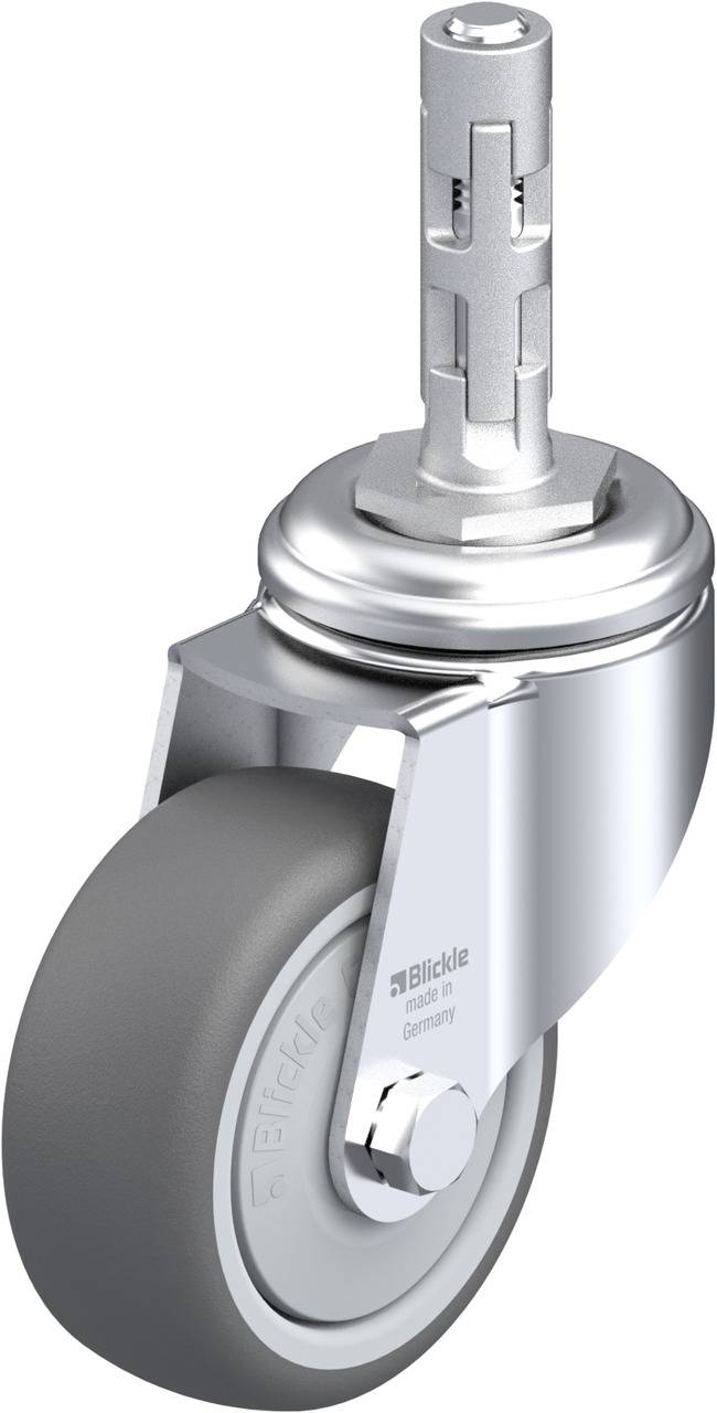 Blickle 848741 LKRA-PATH 80KF-11-E11 Kółko skrętne Średnica koła: 80 mm Maksymalne obciążenie: 120 kg 1 szt. - obrazek 1