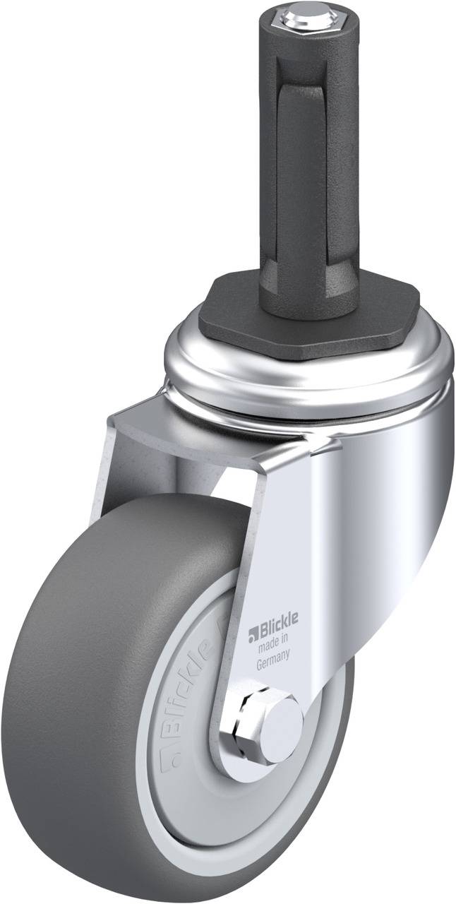 Blickle 848747 LKRA-PATH 80KF-11-ER12 Kółko skrętne Średnica koła: 80 mm Maksymalne obciążenie: 120 kg 1 szt. - obrazek 1