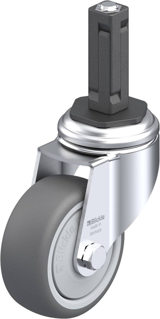 Blickle 848751 LKRA-PATH 80KF-11-EV12 Kółko skrętne Średnica koła: 80 mm Maksymalne obciążenie: 120 kg 1 szt. - obrazek 1