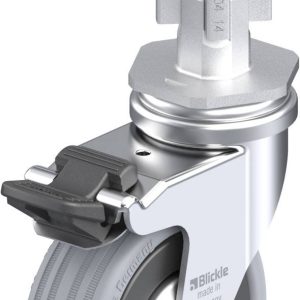 Blickle 276642 LRA-VPA 75K-FI-FA-E04 Kółko skrętne z hamulcem Średnica koła: 75 mm Maksymalne obciążenie: 60 kg 1 szt. Blickle 276642 LRA-VPA 75K-FI-FA-E04 Kółko skrętne z hamulcem Średnica koła: 75 mm Maksymalne obciążenie: 60 kg 1 szt.