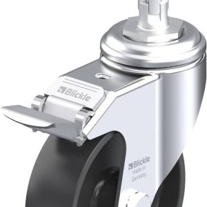 Blickle 750604 LKRA-POA 100G-11-FI-E11 Kółko skrętne z hamulcem Średnica koła: 100 mm Maksymalne obciążenie: 120 kg 1 sz