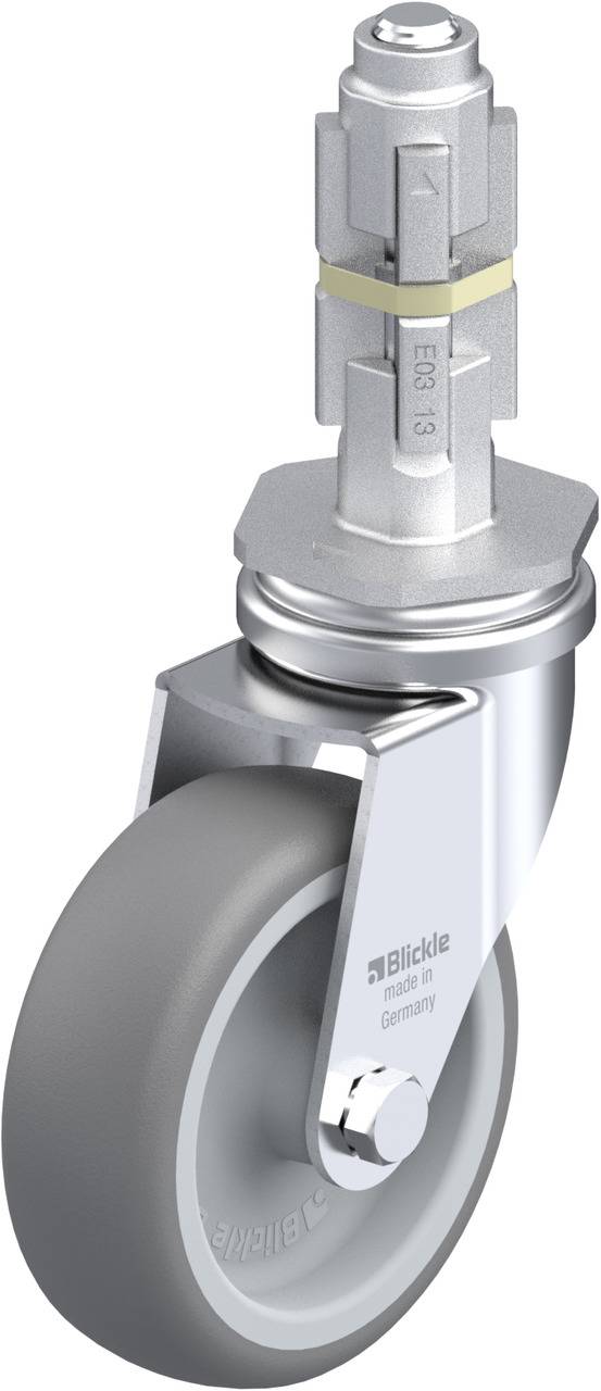 Blickle 603530 LRA-TPA 75G-E03 Kółko skrętne Średnica koła: 75 mm Maksymalne obciążenie: 75 kg 1 szt. - obrazek 1