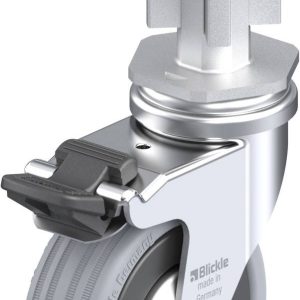 Blickle 436360 LRA-VPA 75K-FI-FA-E05 Kółko skrętne z hamulcem Średnica koła: 75 mm Maksymalne obciążenie: 60 kg 1 szt. Blickle 436360 LRA-VPA 75K-FI-FA-E05 Kółko skrętne z hamulcem Średnica koła: 75 mm Maksymalne obciążenie: 60 kg 1 szt.