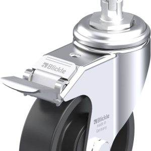 Blickle 750606 LKRA-POA 100K-11-FI-E11 Kółko skrętne z hamulcem Średnica koła: 100 mm Maksymalne obciążenie: 120 kg 1 sz