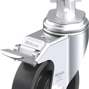Blickle 740867 LKRA-POA 100K-11-FI-E17 Kółko skrętne z hamulcem Średnica koła: 100 mm Maksymalne obciążenie: 120 kg 1 sz