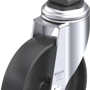 Blickle 849051 LKRA-POA 125G-11-EV15 Kółko skrętne Średnica koła: 125 mm Maksymalne obciążenie: 120 kg 1 szt.