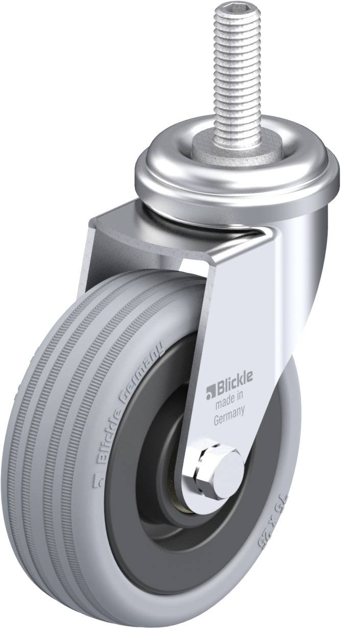 Blickle 275925 LRA-VPA 75K-GS10 Kółko skrętne Średnica koła: 75 mm Maksymalne obciążenie: 60 kg 1 szt. - obrazek 1