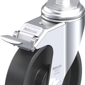 Blickle 750614 LKRA-POA 125K-11-FI-E14 Kółko skrętne z hamulcem Średnica koła: 125 mm Maksymalne obciążenie: 120 kg 1 sz