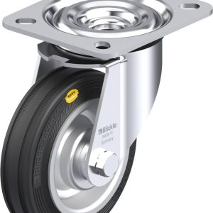 Blickle 42473 L-RD 100R Kółko skrętne Średnica koła: 100 mm Maksymalne obciążenie: 100 kg 1 szt.