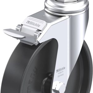Blickle 750624 LKRA-POA 150G-11-FI-E11 Kółko skrętne z hamulcem Średnica koła: 150 mm Maksymalne obciążenie: 110 kg 1 sz