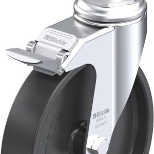 Blickle 750627 LKRA-POA 150G-11-FI-E15 Kółko skrętne z hamulcem Średnica koła: 150 mm Maksymalne obciążenie: 110 kg 1 sz