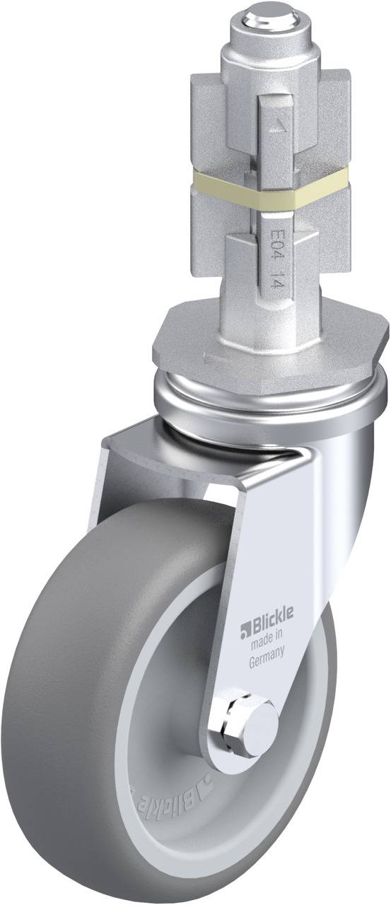 Blickle 603548 LRA-TPA 75G-E04 Kółko skrętne Średnica koła: 75 mm Maksymalne obciążenie: 75 kg 1 szt. - obrazek 1