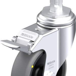 Blickle 750706 LKRA-TPA 101G-11-FI-ELS-E12 Kółko skrętne z hamulcem Średnica koła: 100 mm Maksymalne obciążenie: 70 kg 1 Blickle 750706 LKRA-TPA 101G-11-FI-ELS-E12 Kółko skrętne z hamulcem Średnica koła: 100 mm Maksymalne obciążenie: 70 kg 1