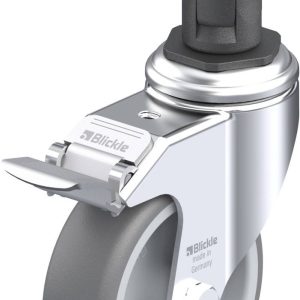 Blickle 847861 LKRA-TPA 101G-11-FI-ER14 Kółko skrętne z hamulcem Średnica koła: 100 mm Maksymalne obciążenie: 110 kg 1 s