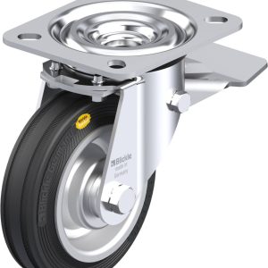 Blickle 50542 L-RD 100R-ST Kółko skrętne z hamulcem Średnica koła: 100 mm Maksymalne obciążenie: 100 kg 1 szt.