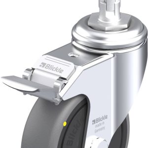 Blickle 750710 LKRA-TPA 101KF-11-FI-ELS-E11 Kółko skrętne z hamulcem Średnica koła: 100 mm Maksymalne obciążenie: 70 kg Blickle 750710 LKRA-TPA 101KF-11-FI-ELS-E11 Kółko skrętne z hamulcem Średnica koła: 100 mm Maksymalne obciążenie: 70 kg