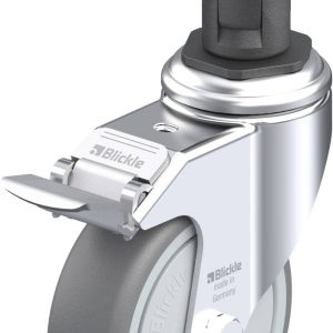 Blickle 847869 LKRA-TPA 101KF-11-FI-ER14 Kółko skrętne z hamulcem Średnica koła: 100 mm Maksymalne obciążenie: 110 kg 1