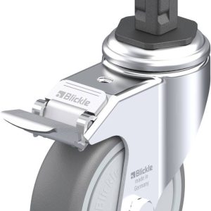 Blickle 847871 LKRA-TPA 101KF-11-FI-EV12 Kółko skrętne z hamulcem Średnica koła: 100 mm Maksymalne obciążenie: 110 kg 1