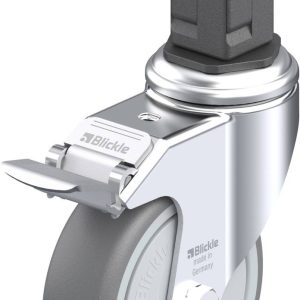 Blickle 847874 LKRA-TPA 101KF-11-FI-EV15 Kółko skrętne z hamulcem Średnica koła: 100 mm Maksymalne obciążenie: 110 kg 1