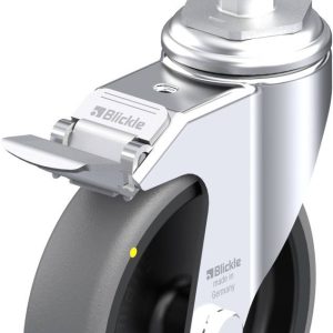 Blickle 750721 LKRA-TPA 126G-11-FI-ELS-E15 Kółko skrętne z hamulcem Średnica koła: 125 mm Maksymalne obciążenie: 80 kg 1 Blickle 750721 LKRA-TPA 126G-11-FI-ELS-E15 Kółko skrętne z hamulcem Średnica koła: 125 mm Maksymalne obciążenie: 80 kg 1