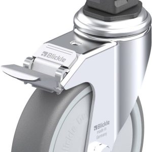 Blickle 847908 LKRA-TPA 126KF-11-FI-EV15 Kółko skrętne z hamulcem Średnica koła: 125 mm Maksymalne obciążenie: 120 kg 1