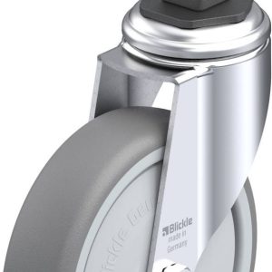 Blickle 844290 LKRA-TPA 126KF-11-EV13 Kółko skrętne Średnica koła: 125 mm Maksymalne obciążenie: 120 kg 1 szt.