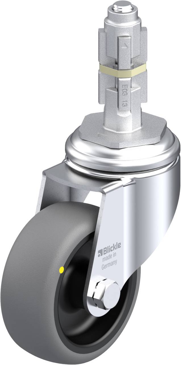 Blickle 750744 LKRA-TPA 80G-11-ELS-E13 Kółko skrętne Średnica koła: 80 mm Maksymalne obciążenie: 65 kg 1 szt. - obrazek 1