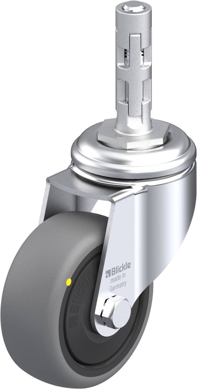 Blickle 750757 LKRA-TPA 80KF-11-ELS-E11 Kółko skrętne Średnica koła: 80 mm Maksymalne obciążenie: 65 kg 1 szt. - obrazek 1
