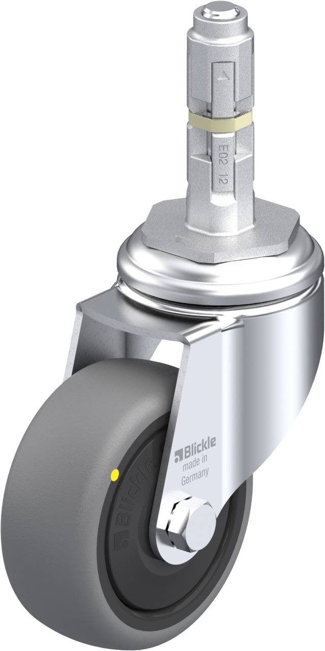 Blickle 750758 LKRA-TPA 80KF-11-ELS-E12 Kółko skrętne Średnica koła: 80 mm Maksymalne obciążenie: 65 kg 1 szt. - obrazek 1