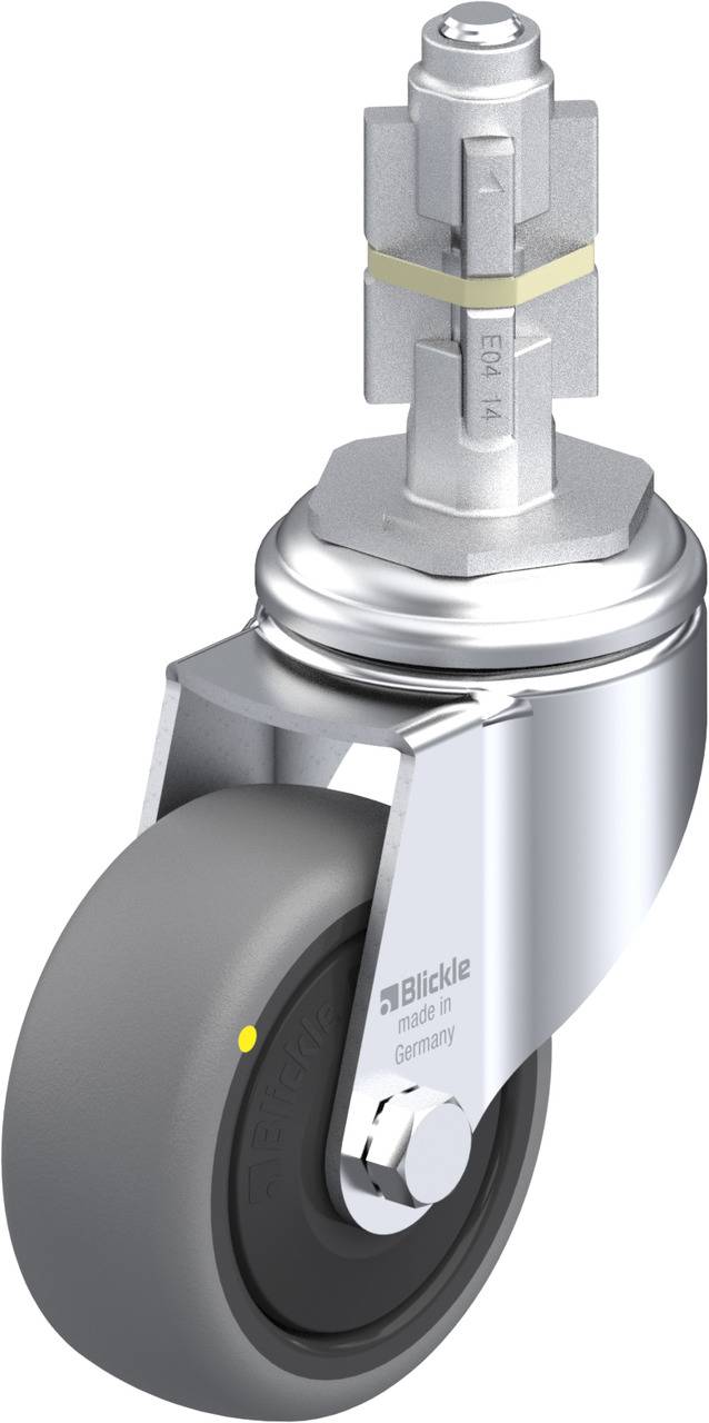 Blickle 750760 LKRA-TPA 80KF-11-ELS-E14 Kółko skrętne Średnica koła: 80 mm Maksymalne obciążenie: 65 kg 1 szt. - obrazek 1