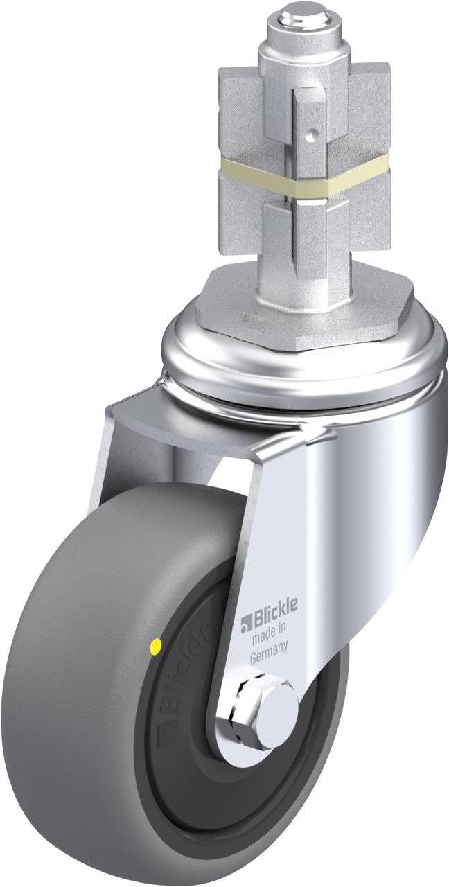 Blickle 750761 LKRA-TPA 80KF-11-ELS-E15 Kółko skrętne Średnica koła: 80 mm Maksymalne obciążenie: 65 kg 1 szt. - obrazek 1