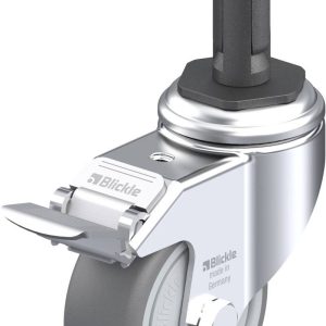 Blickle 762666 LKRA-TPA 80KF-11-FI-ER12 Kółko skrętne z hamulcem Średnica koła: 80 mm Maksymalne obciążenie: 100 kg 1 sz Blickle 762666 LKRA-TPA 80KF-11-FI-ER12 Kółko skrętne z hamulcem Średnica koła: 80 mm Maksymalne obciążenie: 100 kg 1 sz