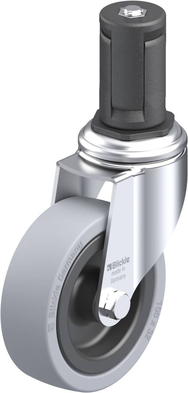 Blickle 848205 LKRA-VPA 101G-11-ER15 Kółko skrętne Średnica koła: 100 mm Maksymalne obciążenie: 110 kg 1 szt. - obrazek 1