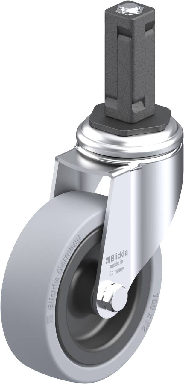 Blickle 848207 LKRA-VPA 101G-11-EV13 Kółko skrętne Średnica koła: 100 mm Maksymalne obciążenie: 110 kg 1 szt. - obrazek 1