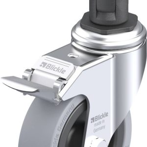 Blickle 848186 LKRA-VPA 101G-11-FI-ER14 Kółko skrętne z hamulcem Średnica koła: 100 mm Maksymalne obciążenie: 110 kg 1 s Blickle 848186 LKRA-VPA 101G-11-FI-ER14 Kółko skrętne z hamulcem Średnica koła: 100 mm Maksymalne obciążenie: 110 kg 1 s