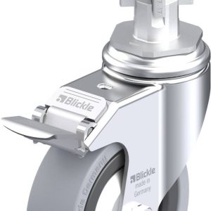Blickle 750769 LKRA-VPA 101G-11-FI-FA-E17 Kółko skrętne z hamulcem Średnica koła: 100 mm Maksymalne obciążenie: 110 kg 1 Blickle 750769 LKRA-VPA 101G-11-FI-FA-E17 Kółko skrętne z hamulcem Średnica koła: 100 mm Maksymalne obciążenie: 110 kg 1