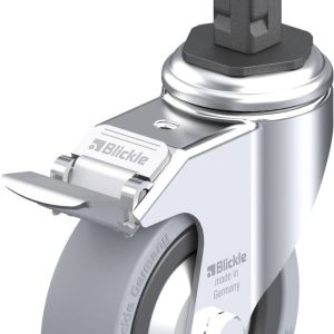 Blickle 848179 LKRA-VPA 101G-11-FI-FA-EV12 Kółko skrętne z hamulcem Średnica koła: 100 mm Maksymalne obciążenie: 110 kg Blickle 848179 LKRA-VPA 101G-11-FI-FA-EV12 Kółko skrętne z hamulcem Średnica koła: 100 mm Maksymalne obciążenie: 110 kg