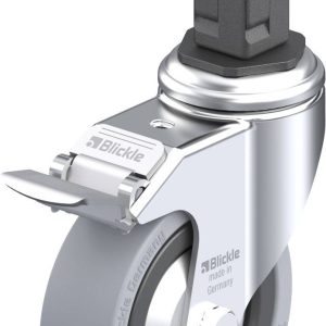 Blickle 848181 LKRA-VPA 101G-11-FI-FA-EV14 Kółko skrętne z hamulcem Średnica koła: 100 mm Maksymalne obciążenie: 110 kg Blickle 848181 LKRA-VPA 101G-11-FI-FA-EV14 Kółko skrętne z hamulcem Średnica koła: 100 mm Maksymalne obciążenie: 110 kg