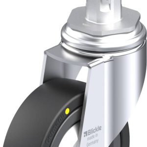 Blickle 750777 LKRA-VPA 101K-11-EL-FA-E17 Kółko skrętne Średnica koła: 100 mm Maksymalne obciążenie: 80 kg 1 szt. Blickle 750777 LKRA-VPA 101K-11-EL-FA-E17 Kółko skrętne Średnica koła: 100 mm Maksymalne obciążenie: 80 kg 1 szt.