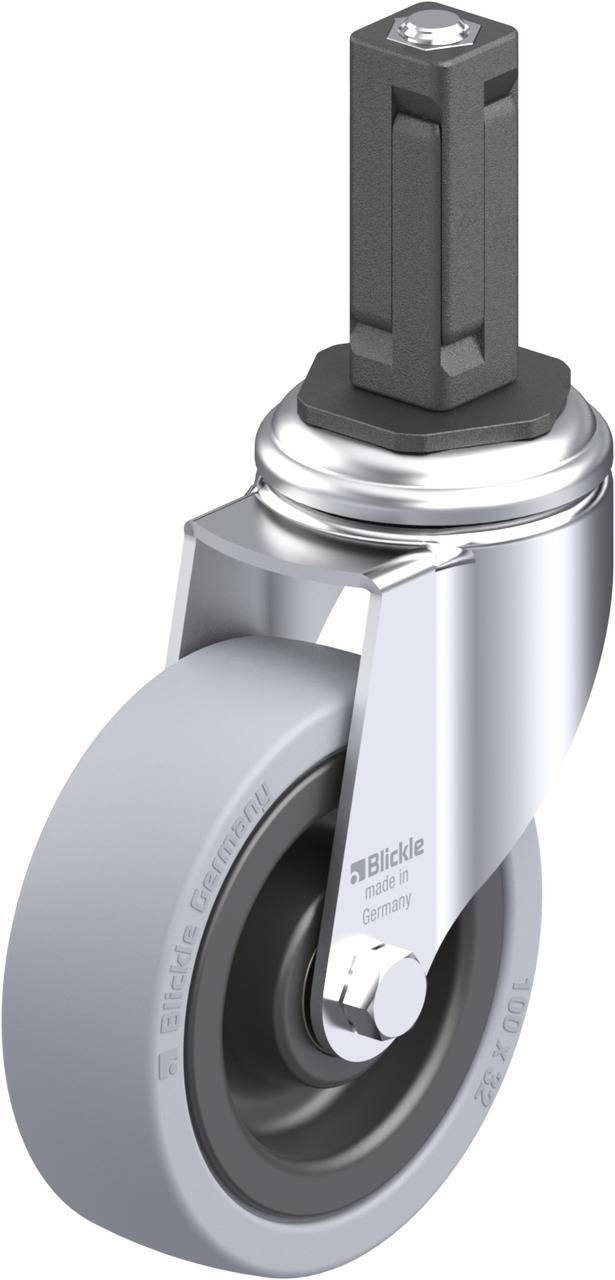 Blickle 848241 LKRA-VPA 101K-11-EV13 Kółko skrętne Średnica koła: 100 mm Maksymalne obciążenie: 110 kg 1 szt. - obrazek 1