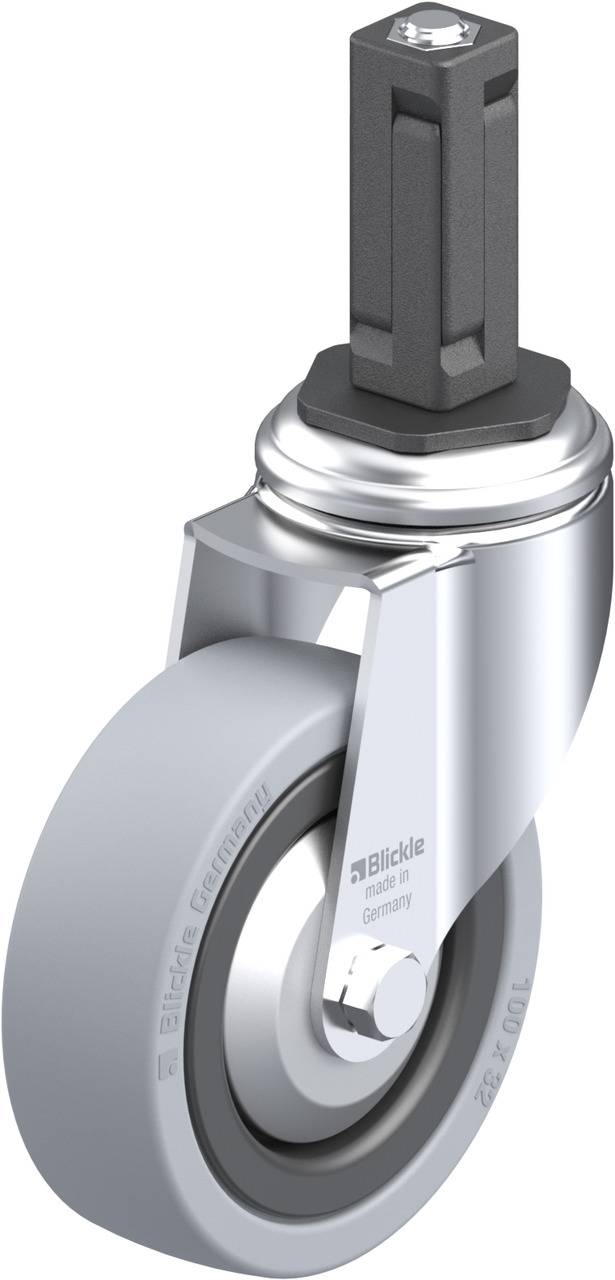 Blickle 848233 LKRA-VPA 101K-11-FA-EV13 Kółko skrętne Średnica koła: 100 mm Maksymalne obciążenie: 110 kg 1 szt. - obrazek 1